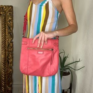 Coral Coach Purse